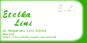 etelka lini business card